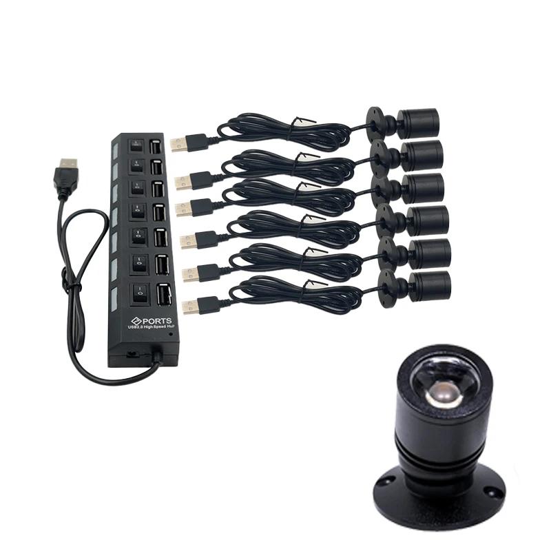 ̴ Led Usb 5V Ʈ Ʈ Draagbare ̴  Wijn Kast Keuken Sieraden ̽  Verlichting ŰƮ Met Schakelaar 1W 3W